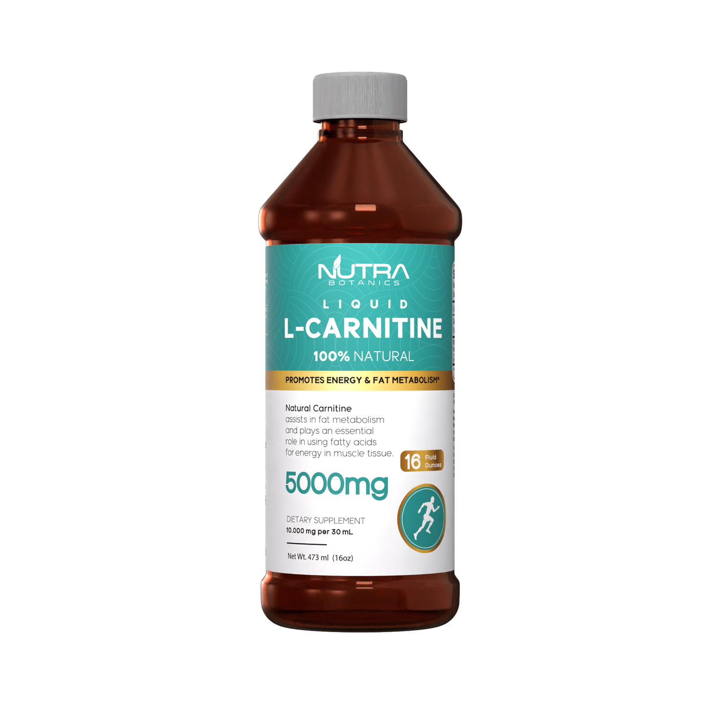 L Carnitine Liquid 5000 mg-16 Fl. Oz. -Nutra Botanics- L-Carnitine